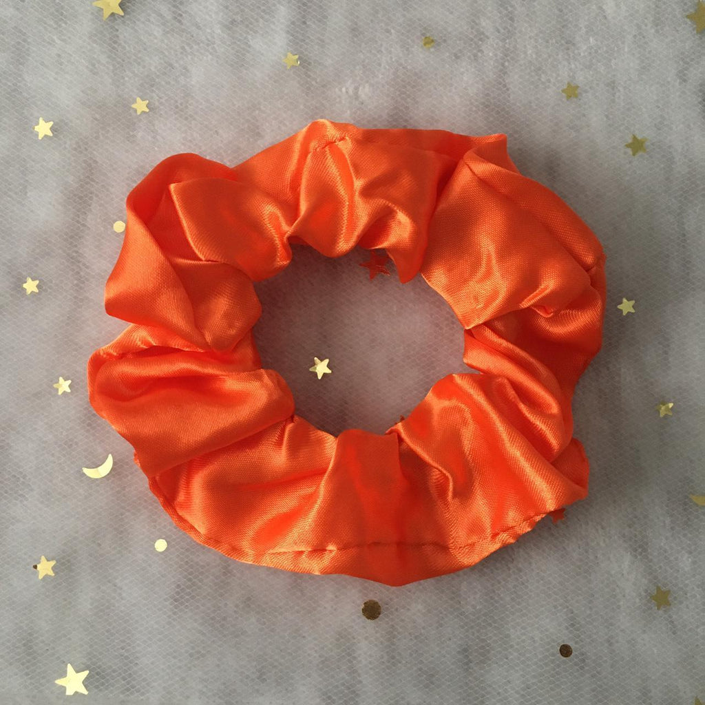 Orange Satin Scrunchie Instant Buy Enabled No - Image 3