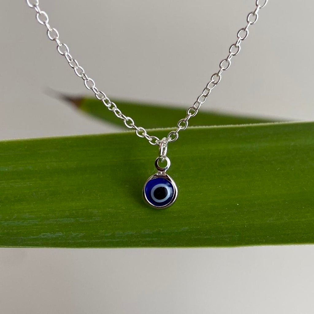 Silver Evil Eye Of Protection Pendant Chain - Image 5