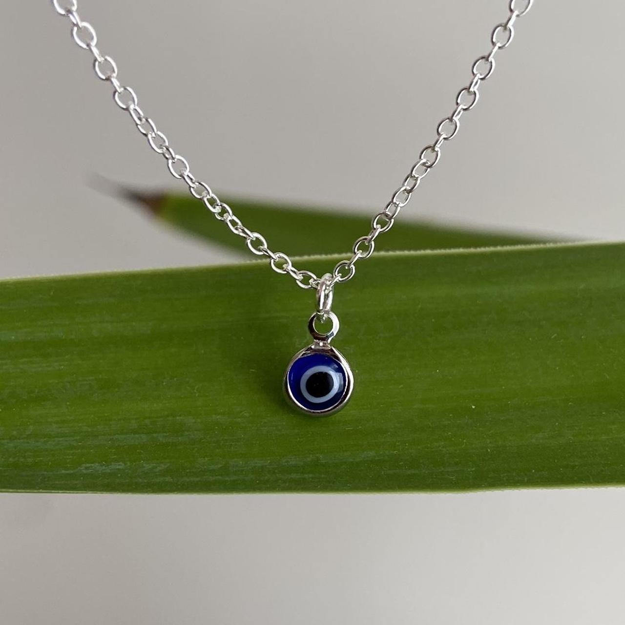 Silver Evil Eye Of Protection Pendant Chain - Image 5