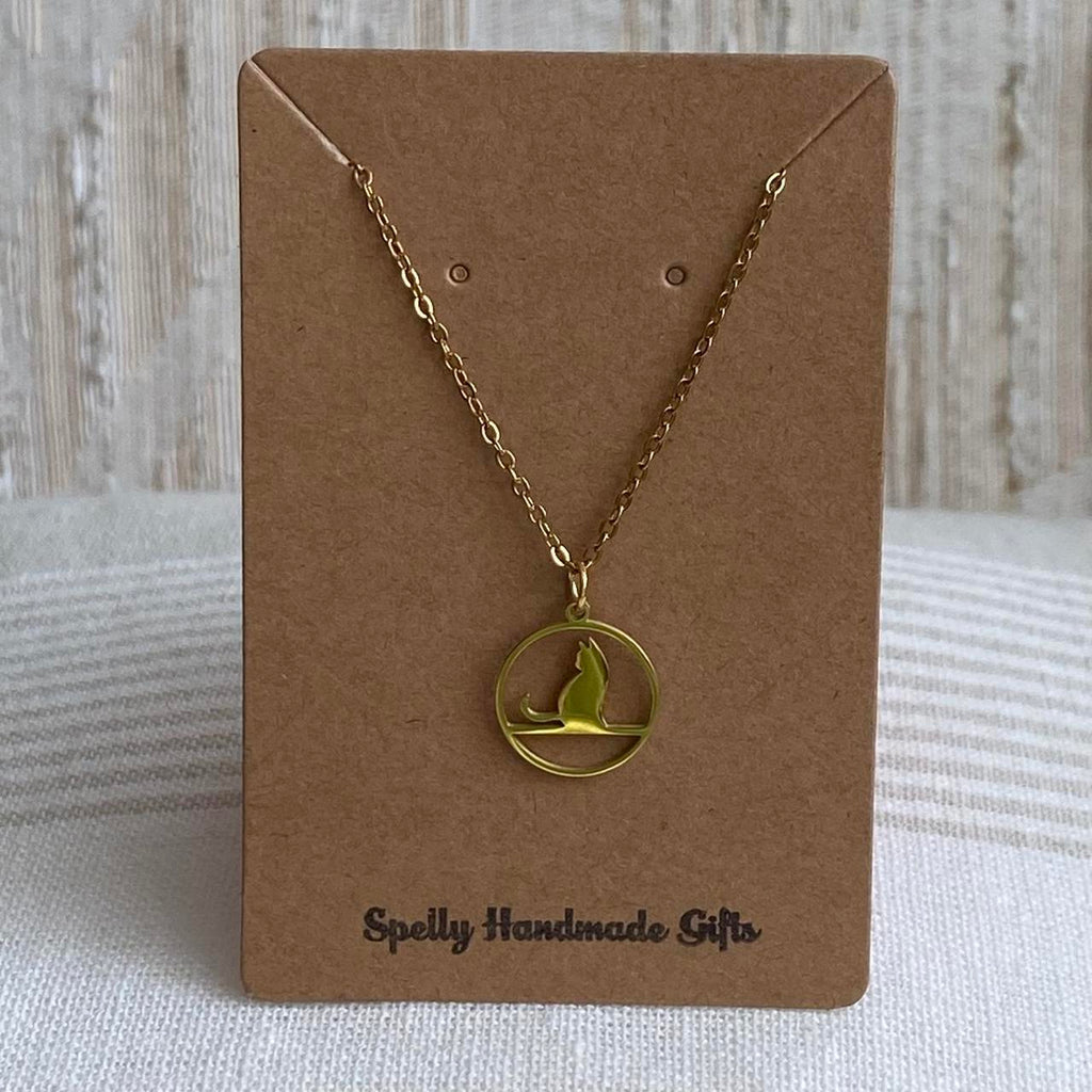 Curious Cat Pendant Chain Necklace Also Available - Image 4