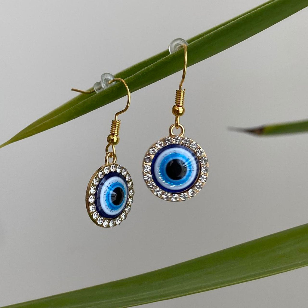 Gold Rhinestone Sparkle Evil Eye Of Protection - Image 2