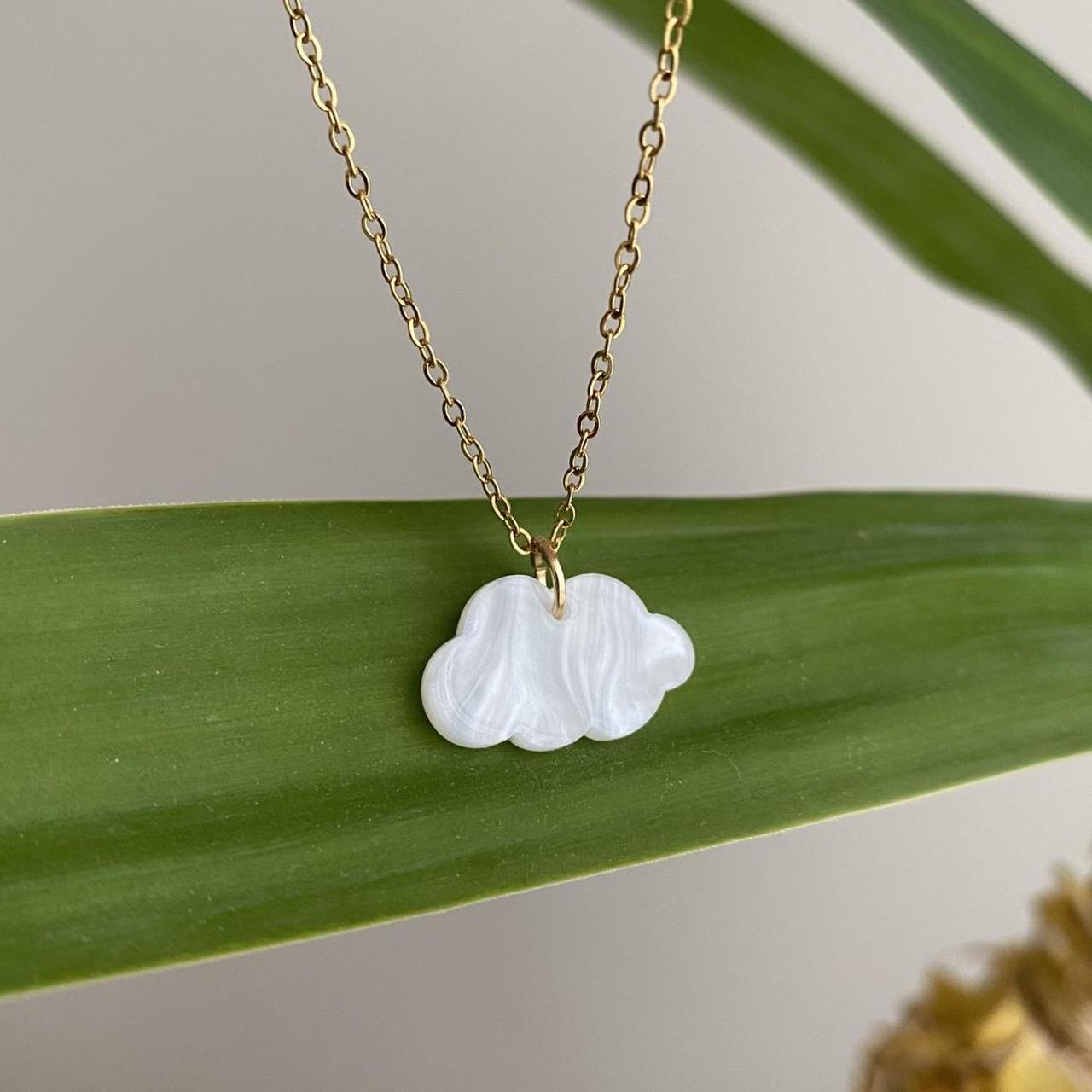 White Cloud Pendant Chain Necklace Also Available - Image 2