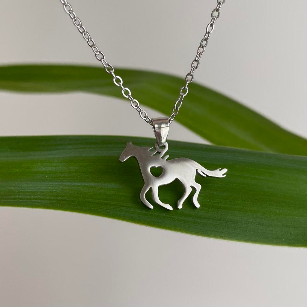 Heart Horse Pendant Chain Necklace Also Available - Image 3