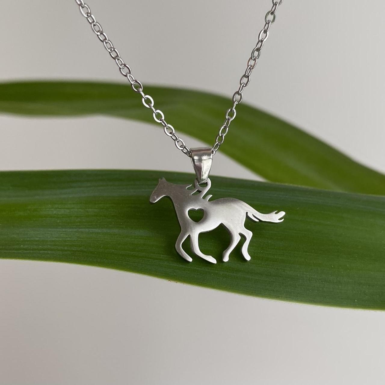 Heart Horse Pendant Chain Necklace Also Available - Image 3