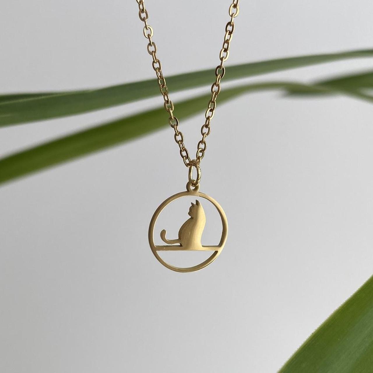 Curious Cat Pendant Chain Necklace Also Available - Image 7