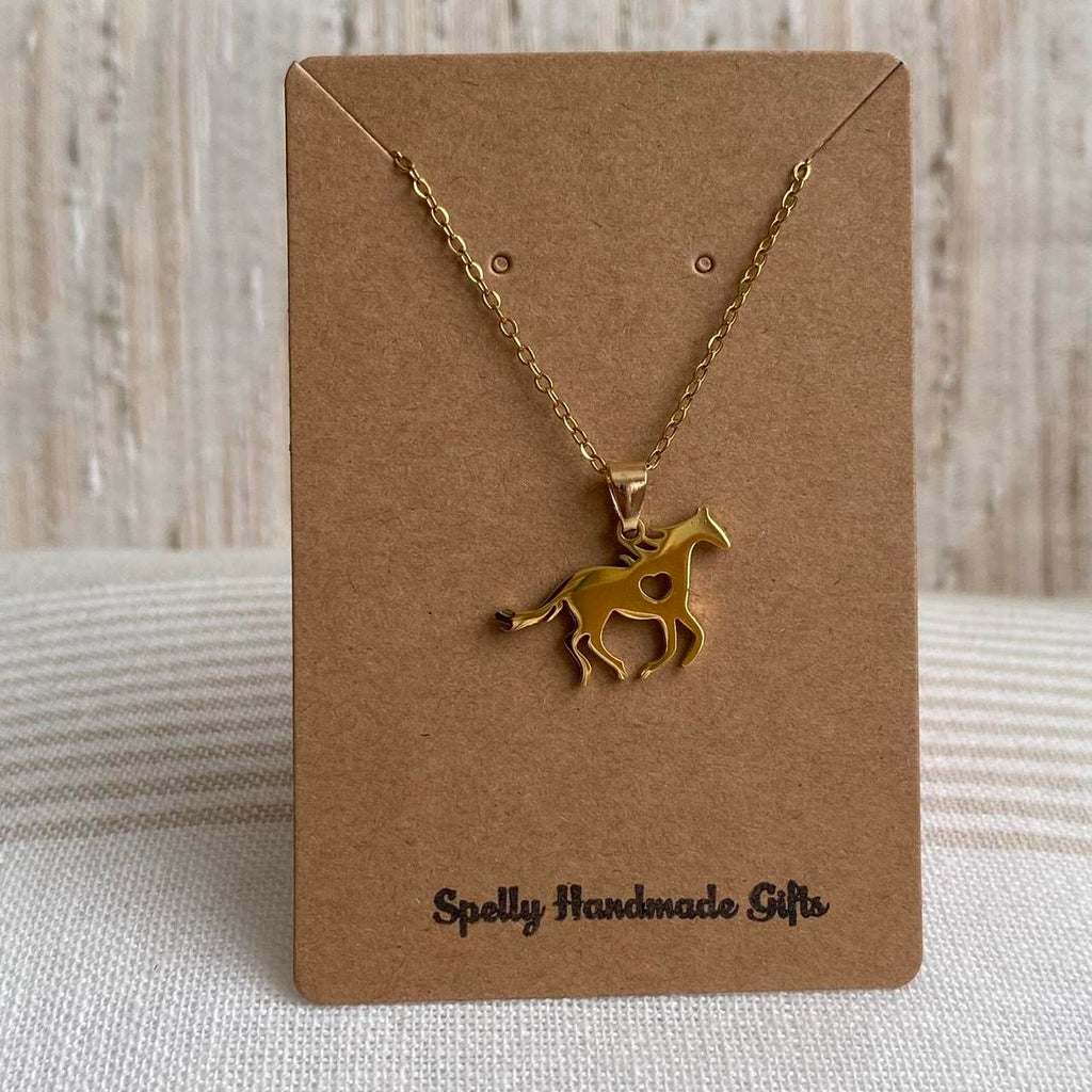 Heart Horse Pendant Chain Necklace Also Available - Image 6
