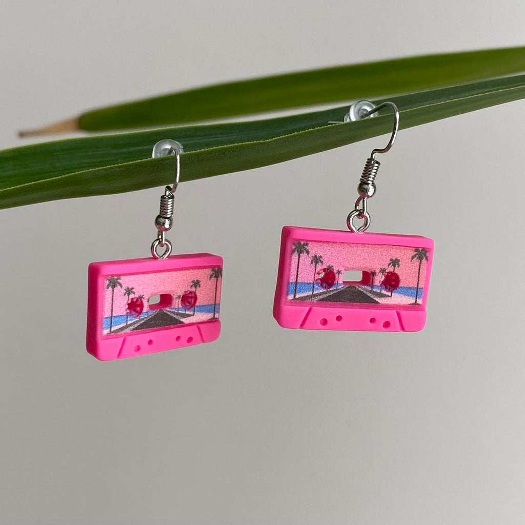 Malibu Barbie Pink Vintage Music Cassette Tape - Image 2