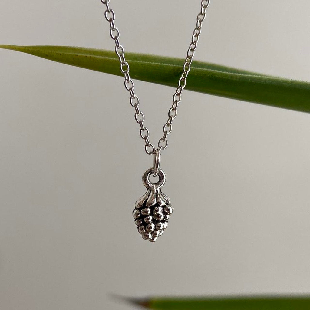 Silver Acron Pendant Chain Necklace Also - Image 2