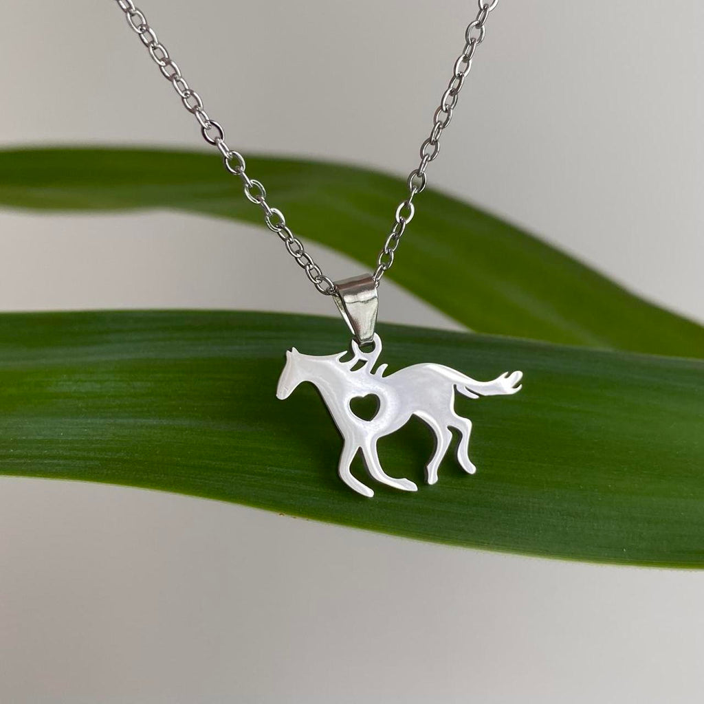 Heart Horse Pendant Chain Necklace Also Available - Image 2