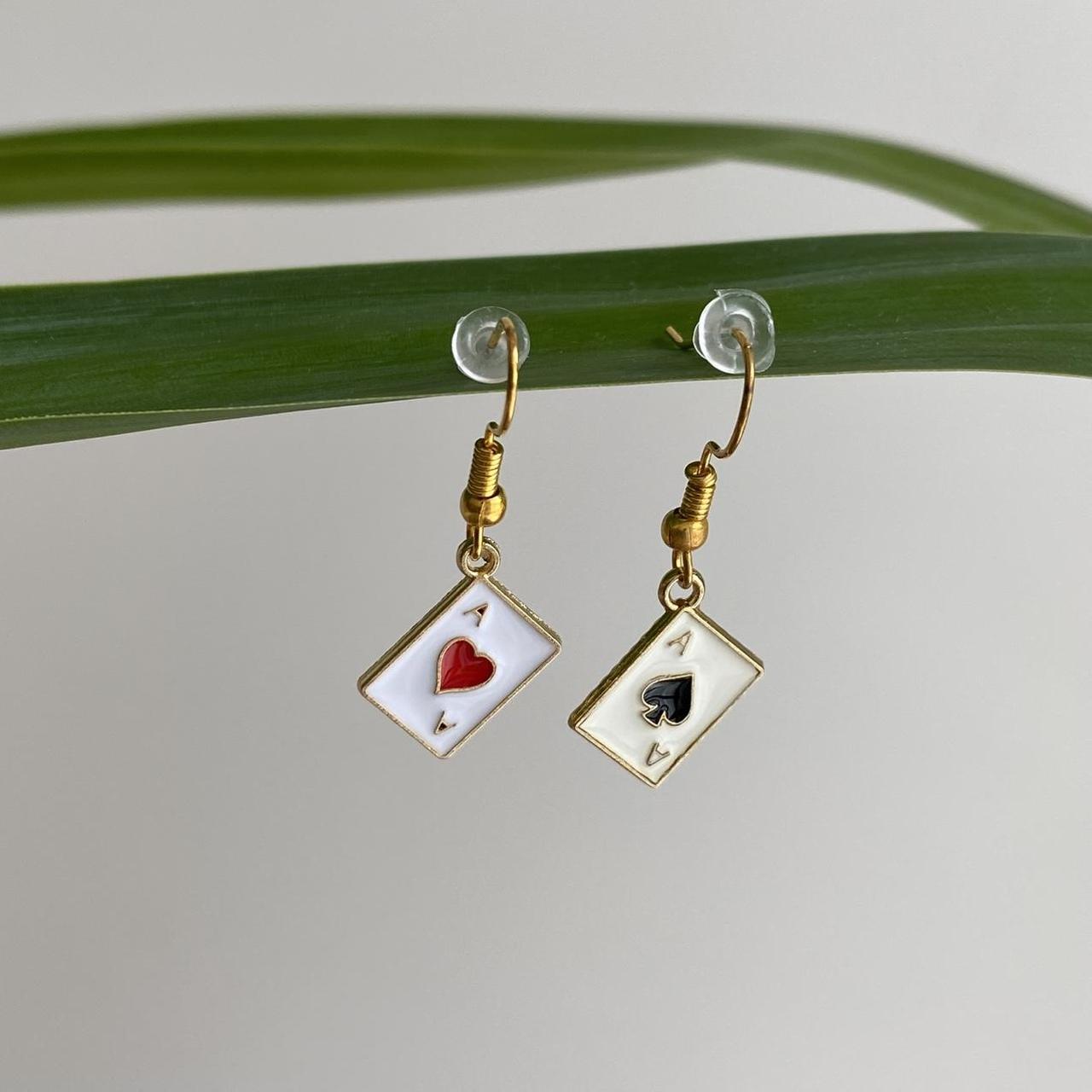 Ace Of Spades And Ace Of Hearts Poker Card Dangle - Image 5