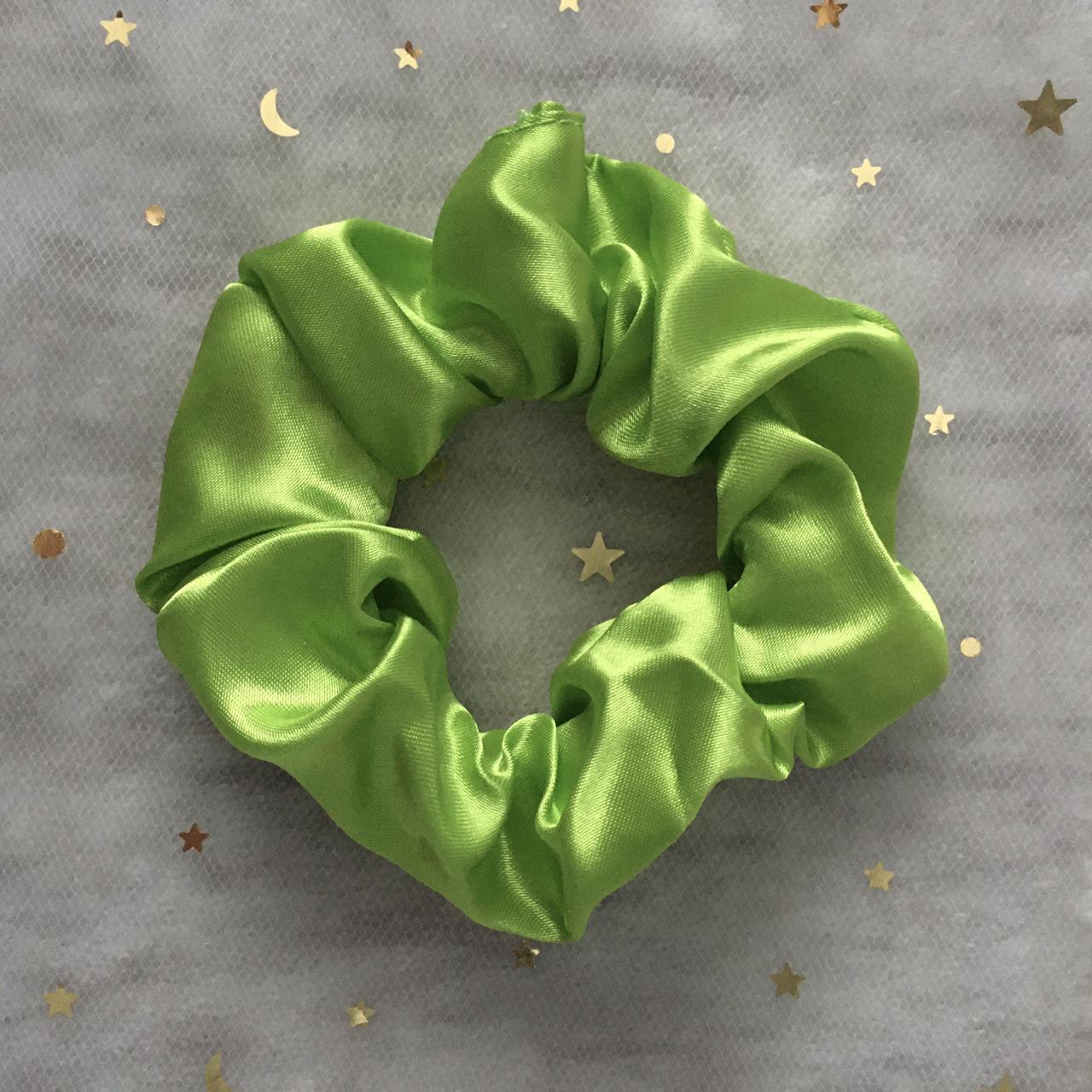 Tinker Bell Fairy Green Satin Scrunchie Instant - Image 3