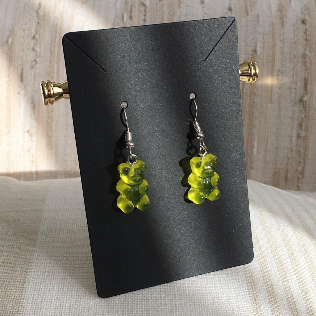 Cute Hand Made Resin Translucent Yellow Gummy Bear - Image 3