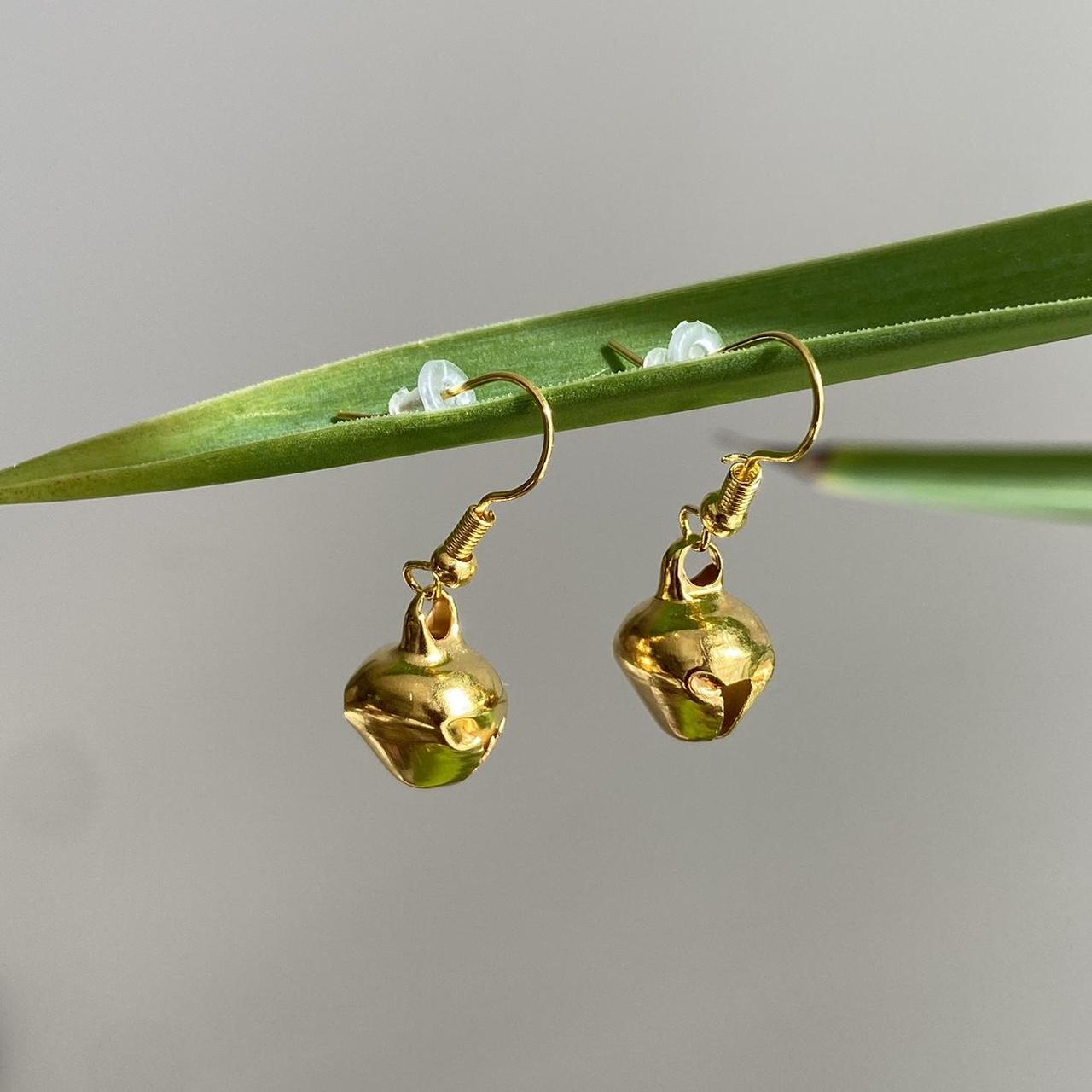 Big Bell Dangle Earrings Also Comes In Smaller - Image 2