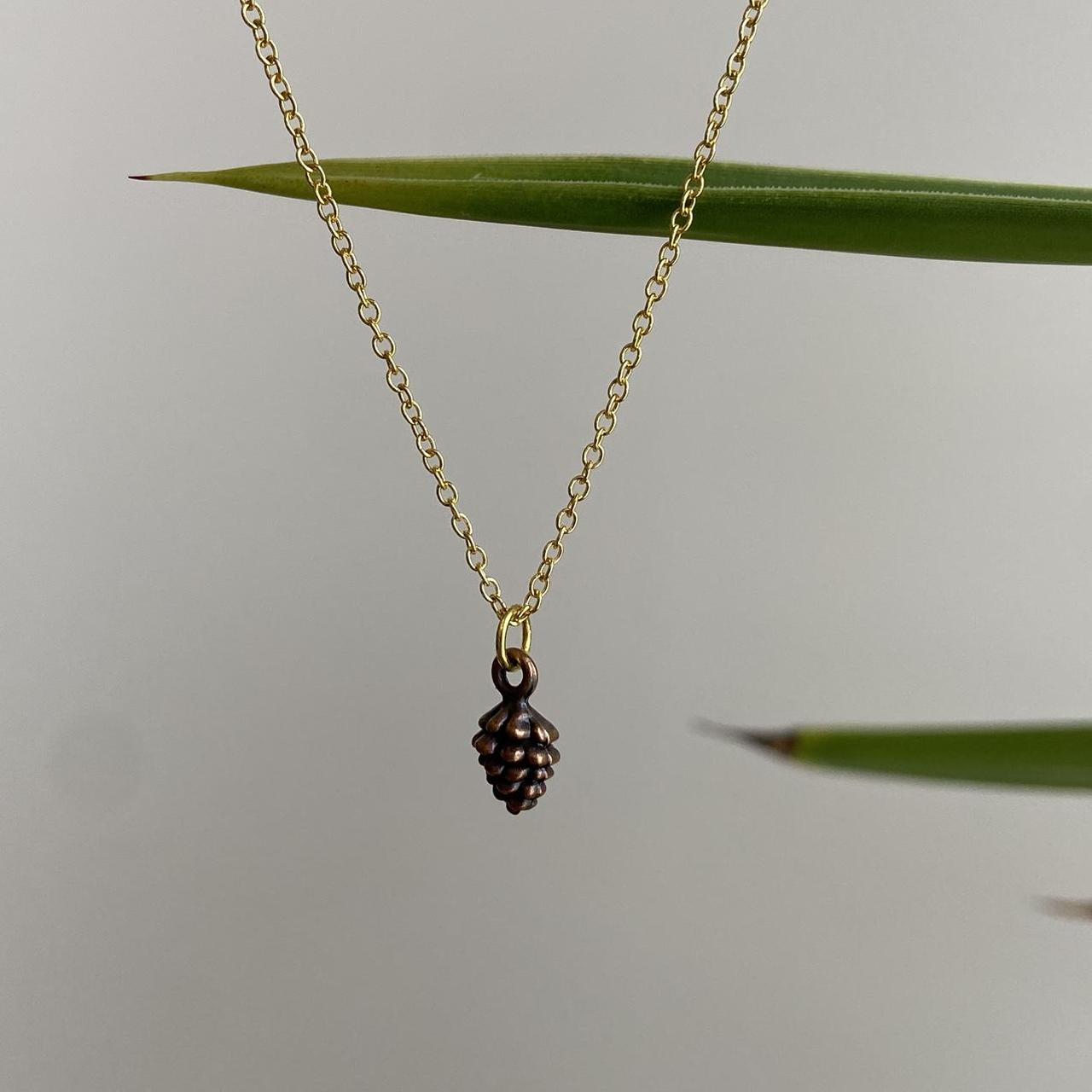 Brown Acorn Pendant Chain Necklace Also Available - Image 6