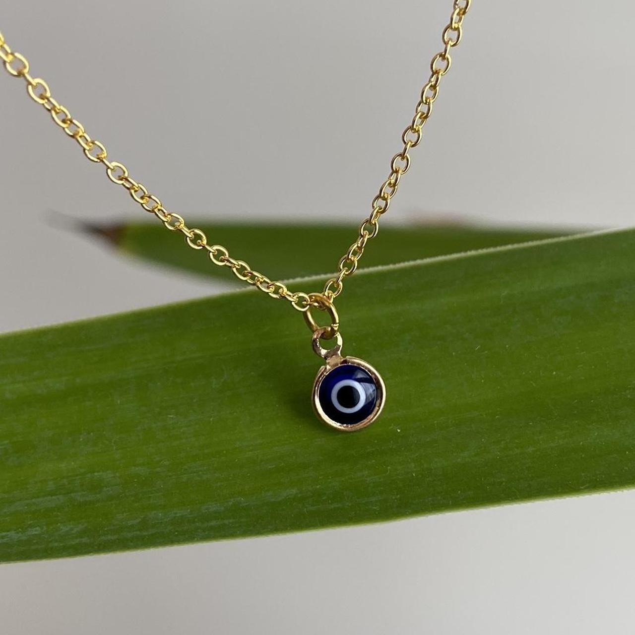 Evil Eye Of Protection Pendant Chain Necklace 18