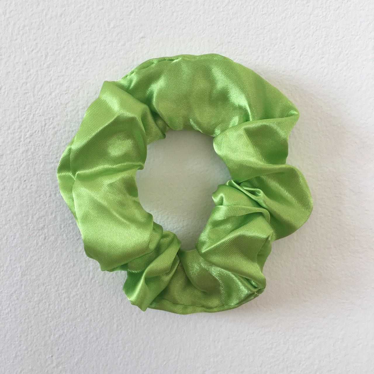 Tinker Bell Fairy Green Satin Scrunchie Instant