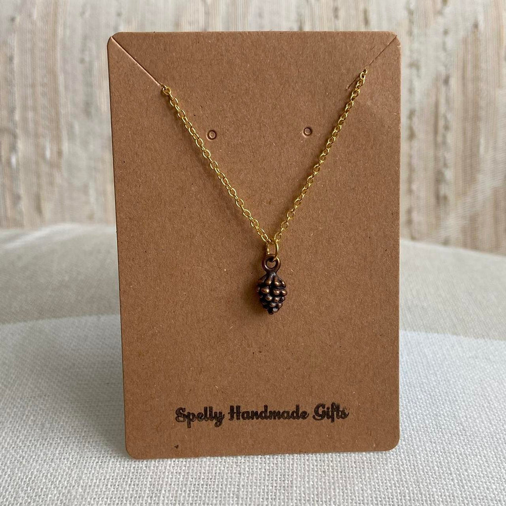 Brown Acorn Pendant Chain Necklace Also Available - Image 3