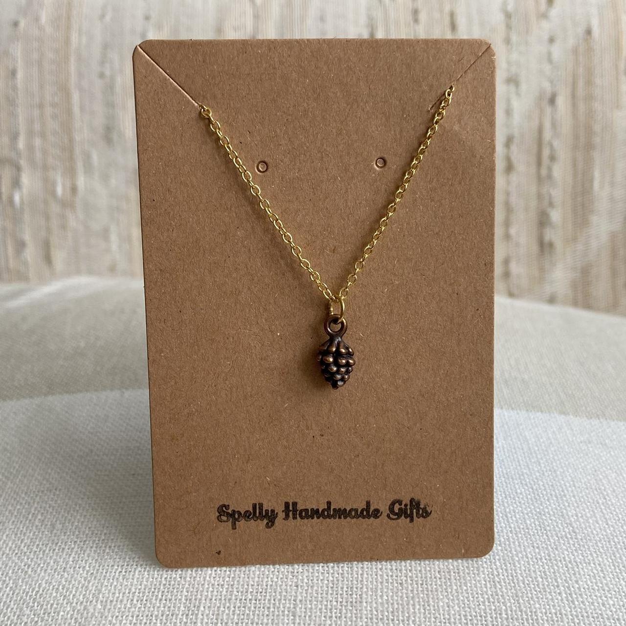 Brown Acorn Pendant Chain Necklace Also Available - Image 3
